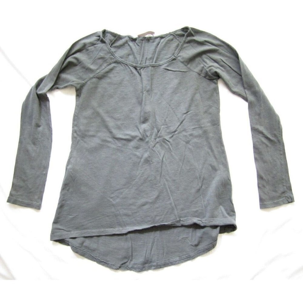 Women's Baci Cowl Neck Cotton Long Sleeve Shirt Size M (Made in Italy) WB40